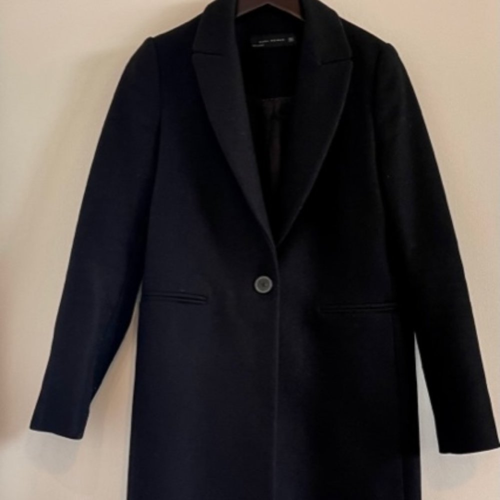 ZARA Black Fitted Coat